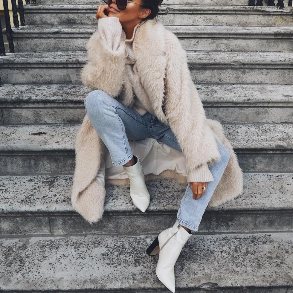 Long Faux-Fur Coat Femme | Confort et Élégance Quotidienne