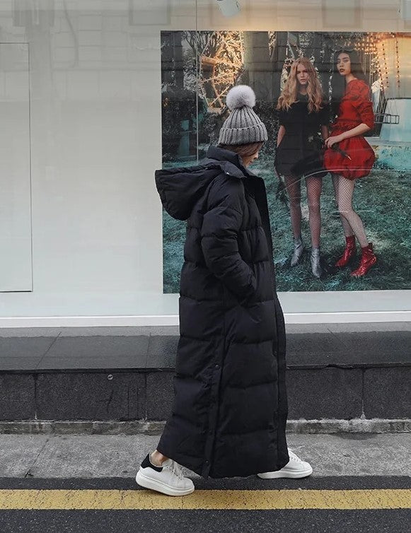 Manteau d’hiver matelassé pour femme avec capuche – Chaud, Élégant & Polyvalent