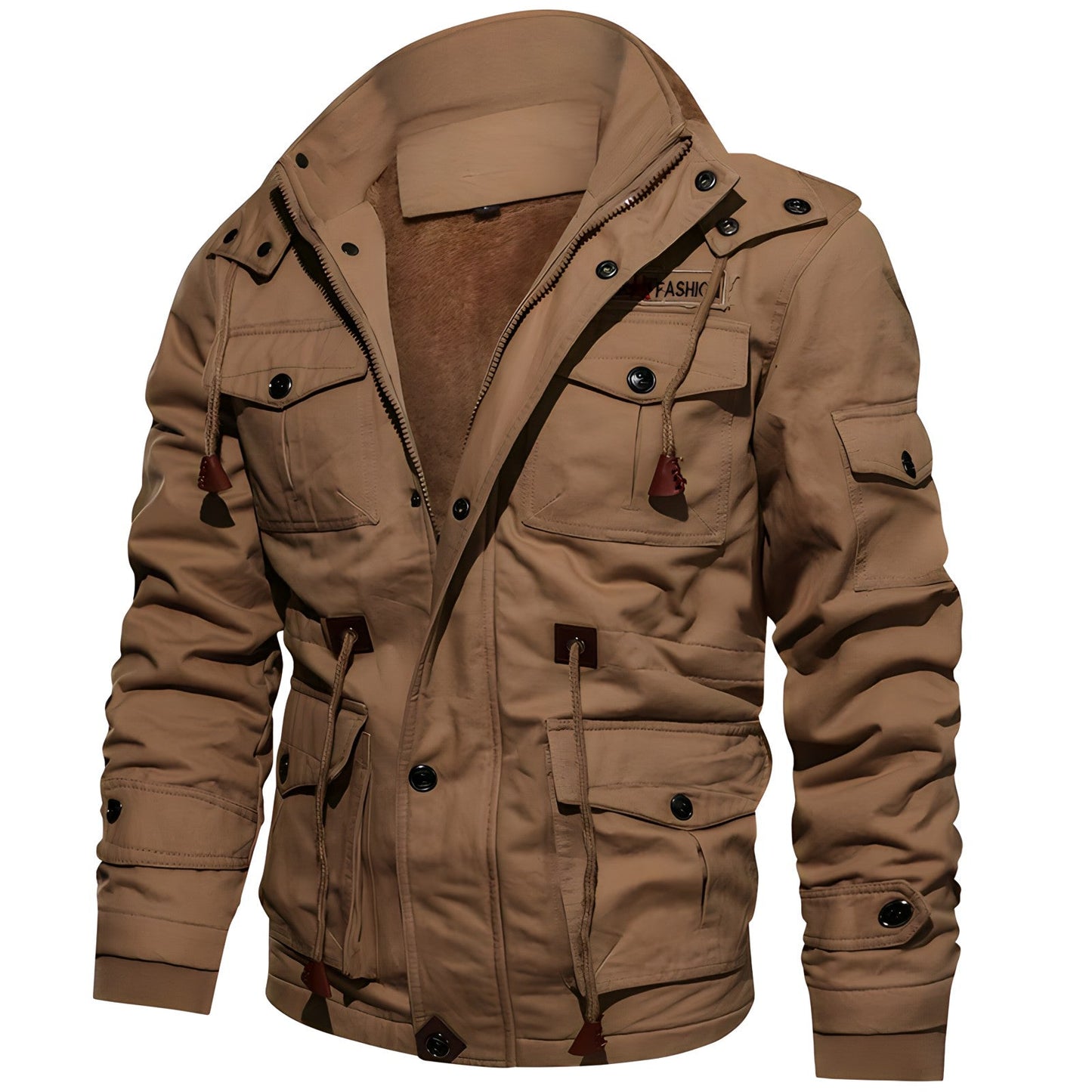 Clark | Veste Homme Style Militaire avec Capuche et Multiples Poches