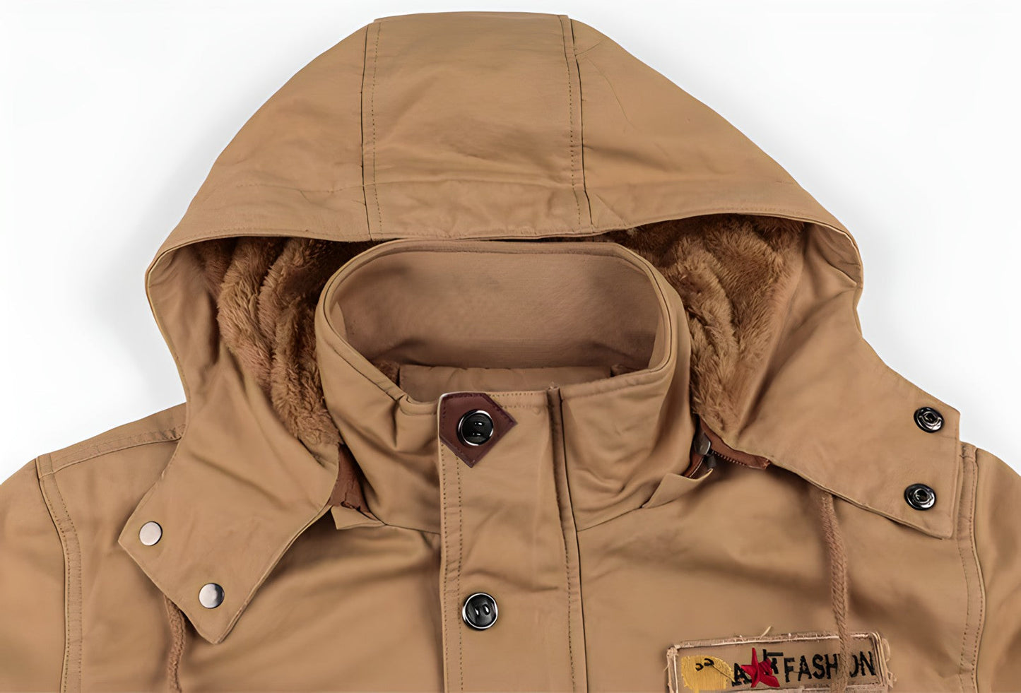Clark | Veste Homme Style Militaire avec Capuche et Multiples Poches