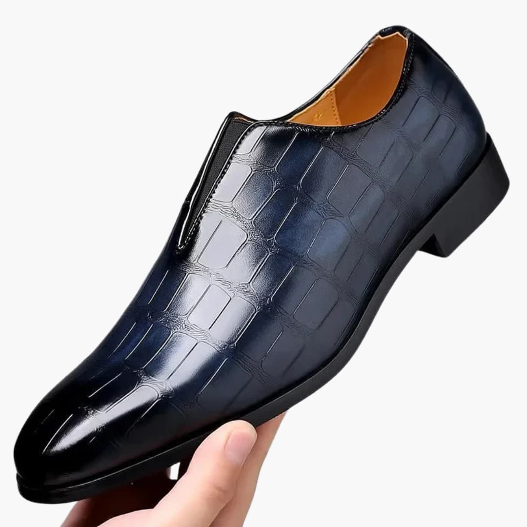 Chaussures Homme | Cuir Lisse & Semelle Rigide | Confort et Élégance Quotidienne