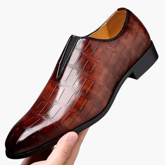 Chaussures Homme | Cuir Lisse & Semelle Rigide | Confort et Élégance Quotidienne