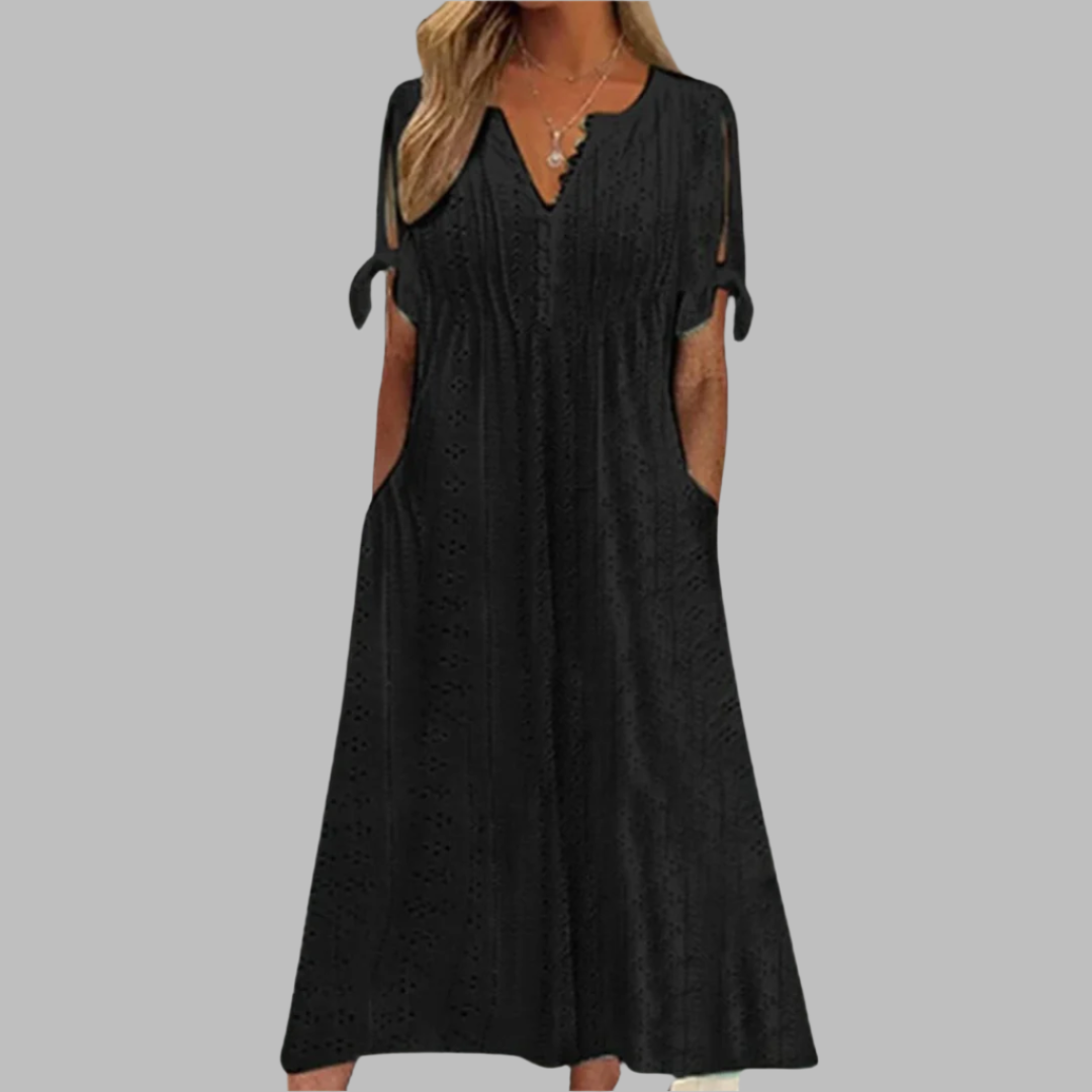Robe Midi Bohème Élégante – Charme Féminin & Légèreté Naturelle
