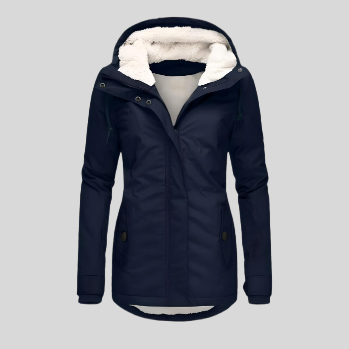 Winter Jacket Femme | Veste d’Hiver Chaude & Imperméable avec Capuche