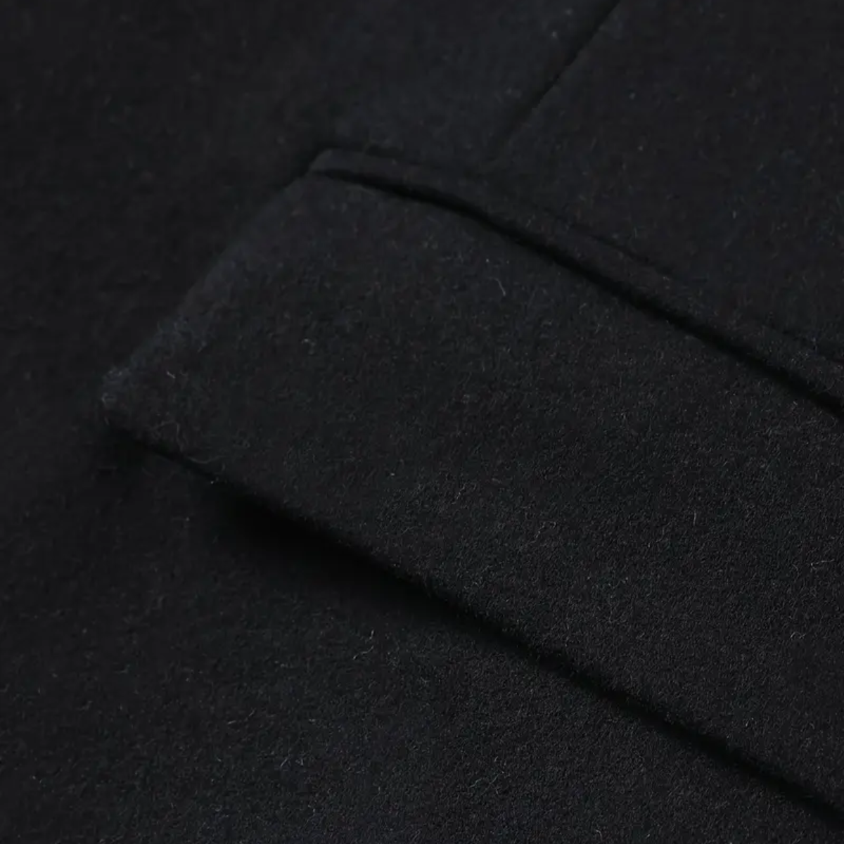 Xander | Manteau Homme Long Élégant | Veste Boutonnée Slim Fit avec Col Montant