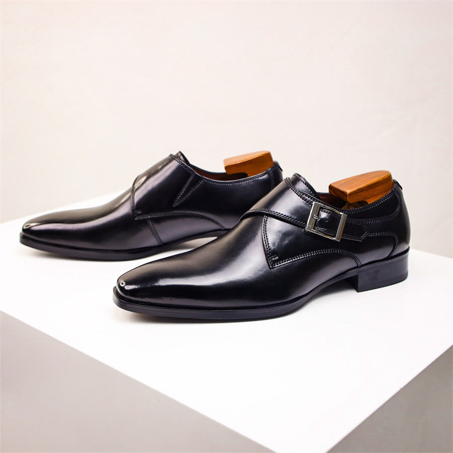 Alvin | Chaussures Homme Monk Strap Dégradé avec Boucle Classique | Élégance et Confort