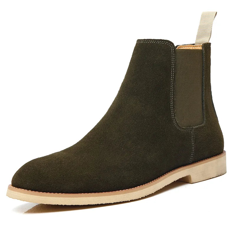 Allen | Bottines Chelsea Homme Rétro à Cheville Moyenne | Style Classique et Élégant