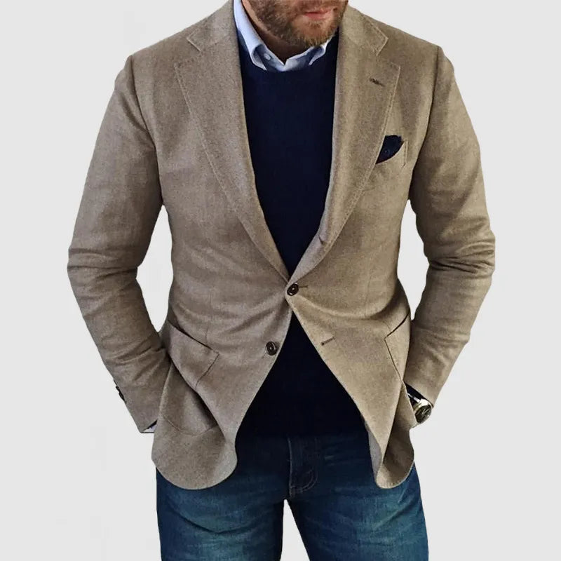 Abel | Blazer Homme Casual Tailored | Veste Deux Boutons Élégante et Moderne