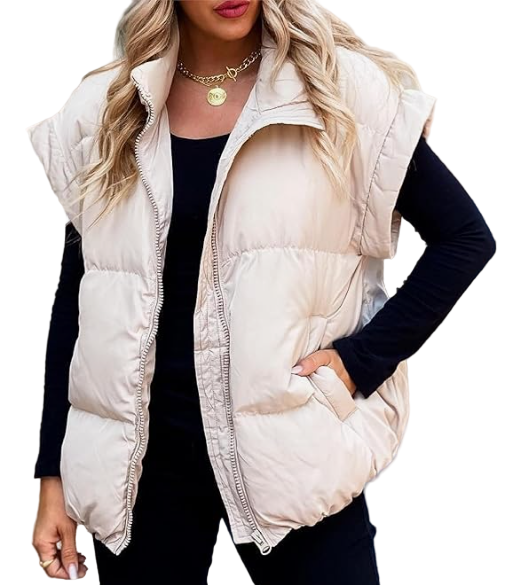 Gilet Sans Manches Texturé | Élégance et Style Hivernal