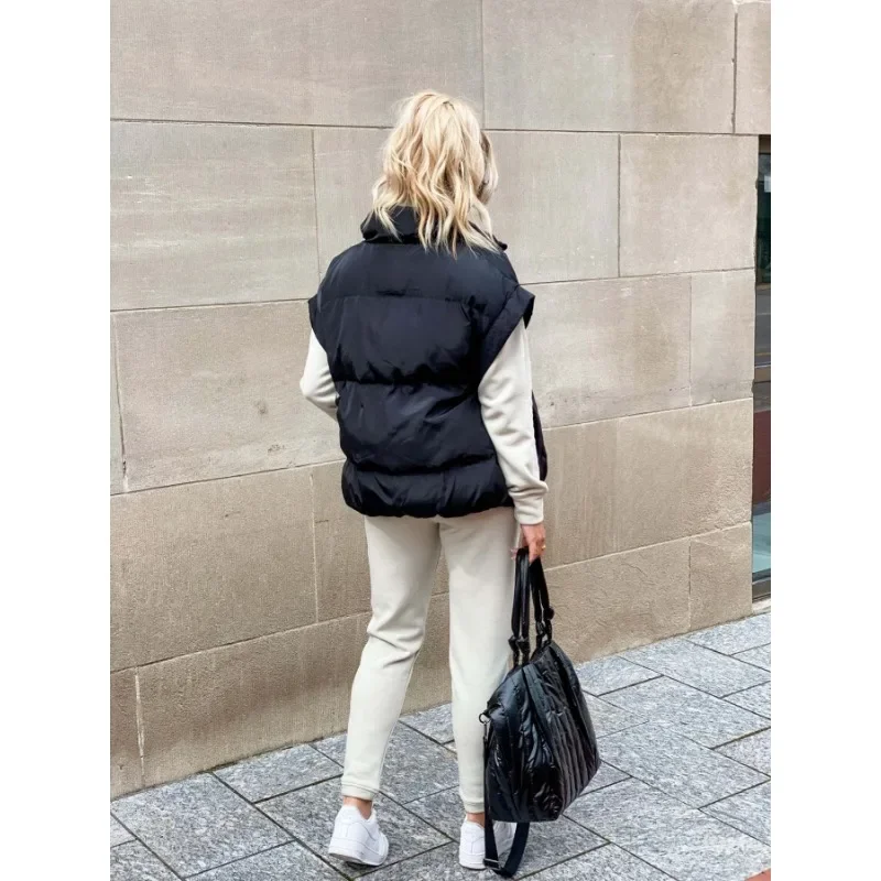 Gilet Sans Manches Texturé | Élégance et Style Hivernal
