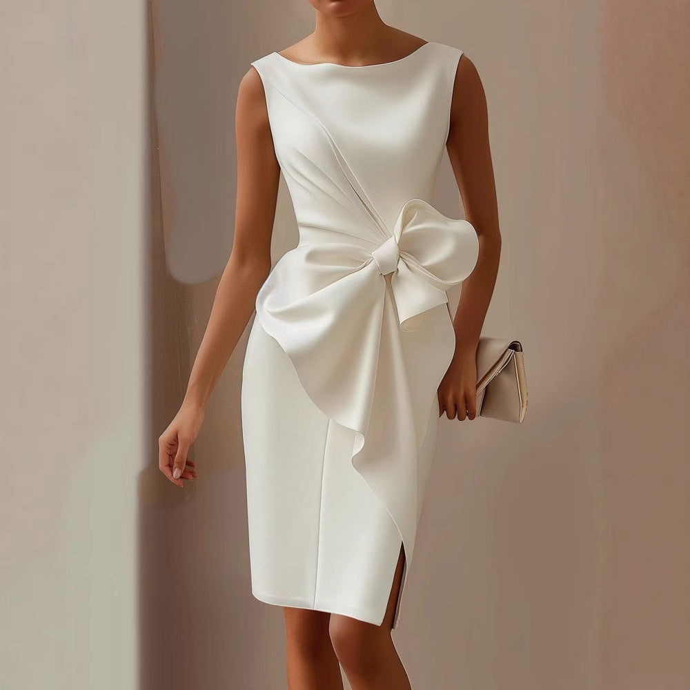 Robe Fourreau Femme Élégante Drapée – Chic, Sophistiquée & Flatteuse