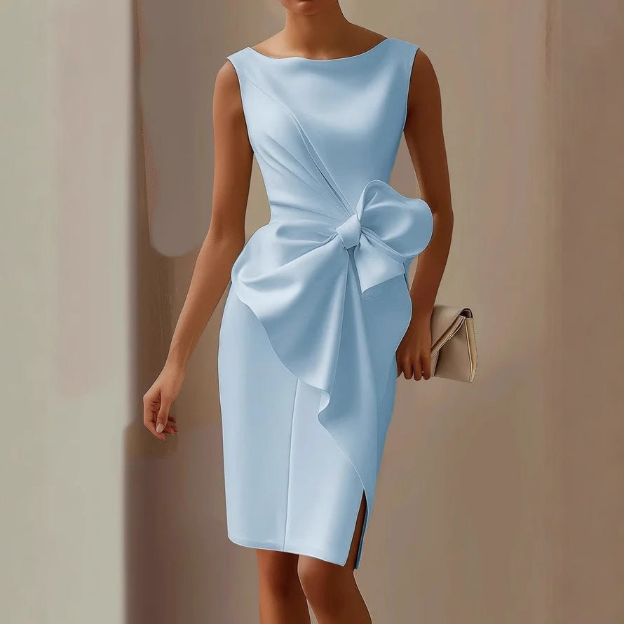 Robe Fourreau Femme Élégante Drapée – Chic, Sophistiquée & Flatteuse