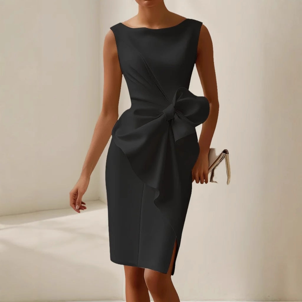 Robe Fourreau Femme Élégante Drapée – Chic, Sophistiquée & Flatteuse