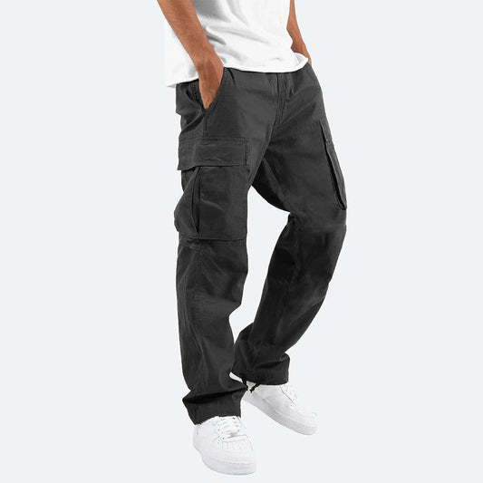 Rowan | Pantalon Cargo Homme Large | Coupe Ample avec Cordon et Poches Pratiques