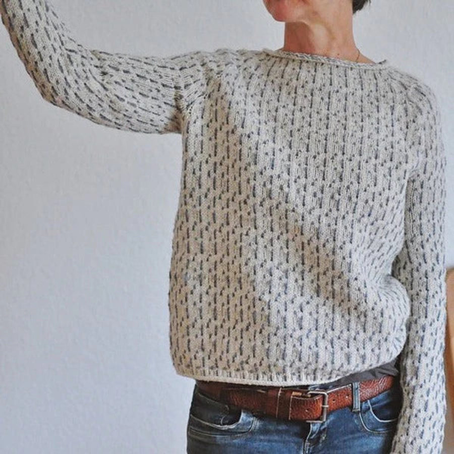 Pull Femme Col Rond | Tricot Chaud et Élégant pour l’Hiver