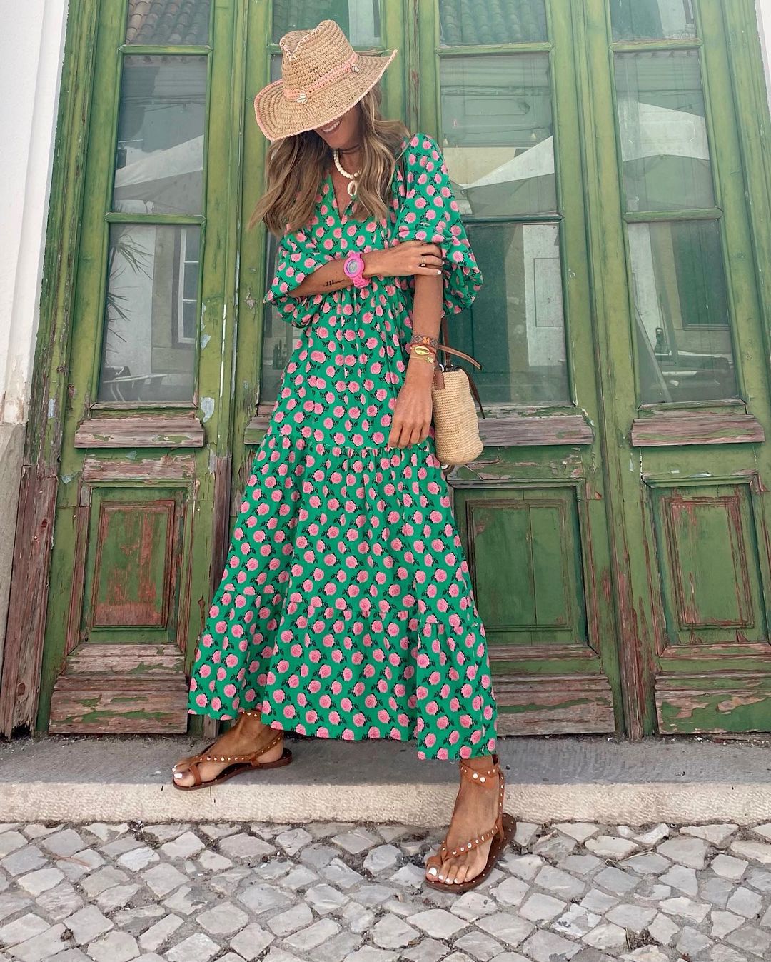 Robe Maxi Élégante – Charme Intemporel & Silhouette Fluide