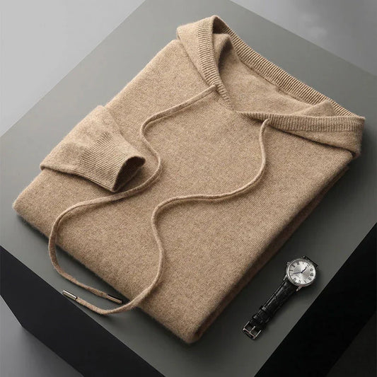 Hoodie Homme en Cachemire | Luxe Décontracté et Confort Chaud