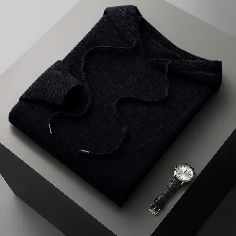 Hoodie Homme en Cachemire | Luxe Décontracté et Confort Chaud