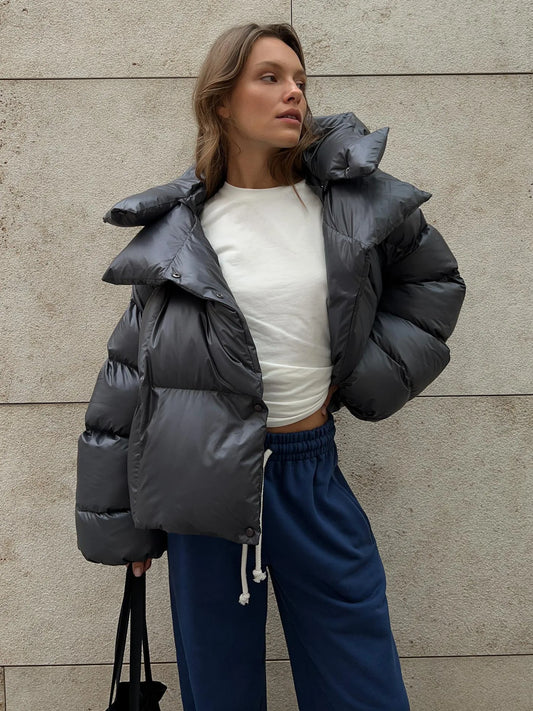Veste Courte Matelassée Femme à Capuche | Chaleur et Style Urbain