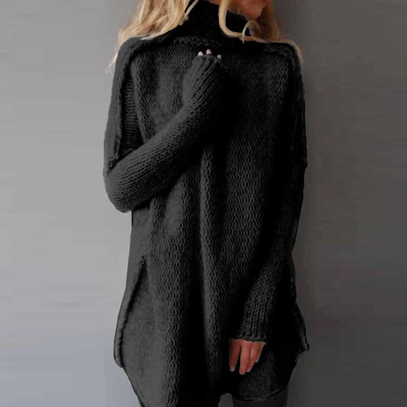 Pull Tricot Femme Col Roulé | Douceur et Élégance Hivernale
