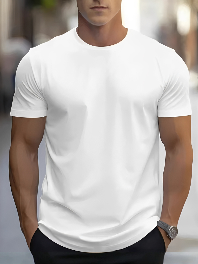 T-shirt Homme Manches Courtes – Confort Léger et Style Essentiel