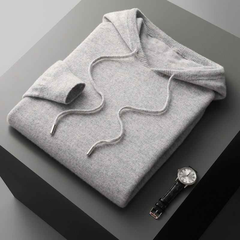 Hoodie Homme en Cachemire | Luxe Décontracté et Confort Chaud