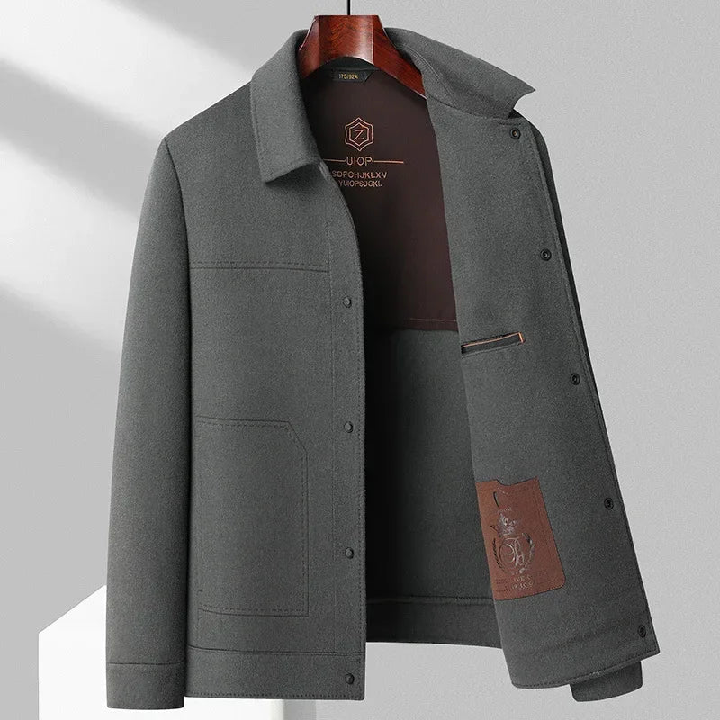 Veste de transition structurée pour homme — élégante pour automne & hiver