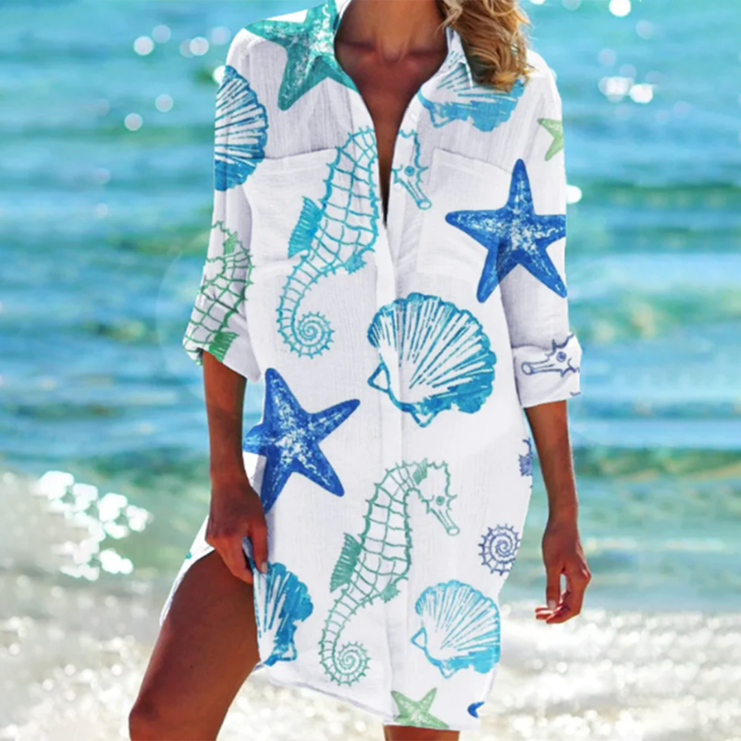 Robe Chemise Élégante – Couleurs Vibrantes & Style Féminin