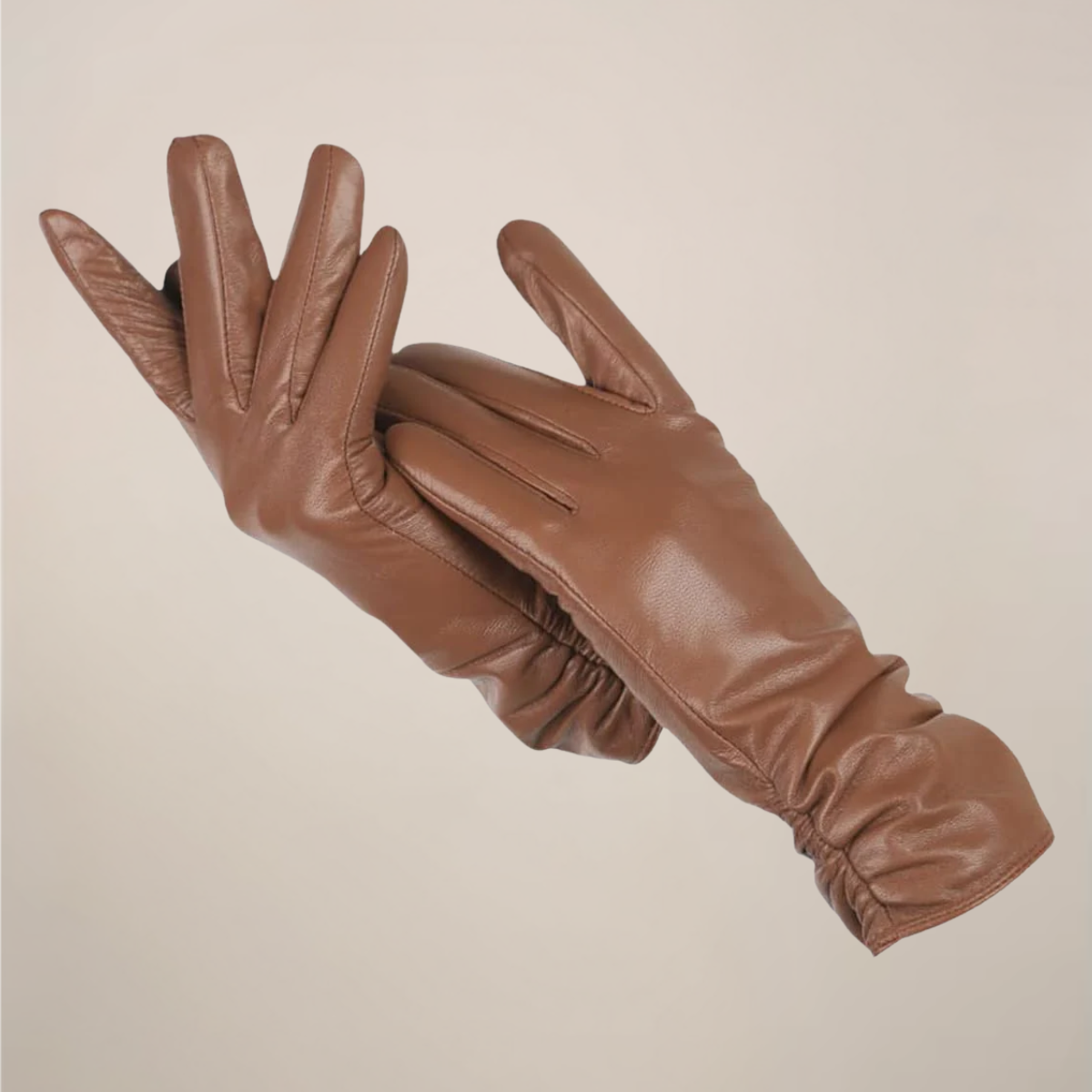 Vandeline | Gants Femme Classiques à Poignet Plissé Élégant | Style et Confort Chic