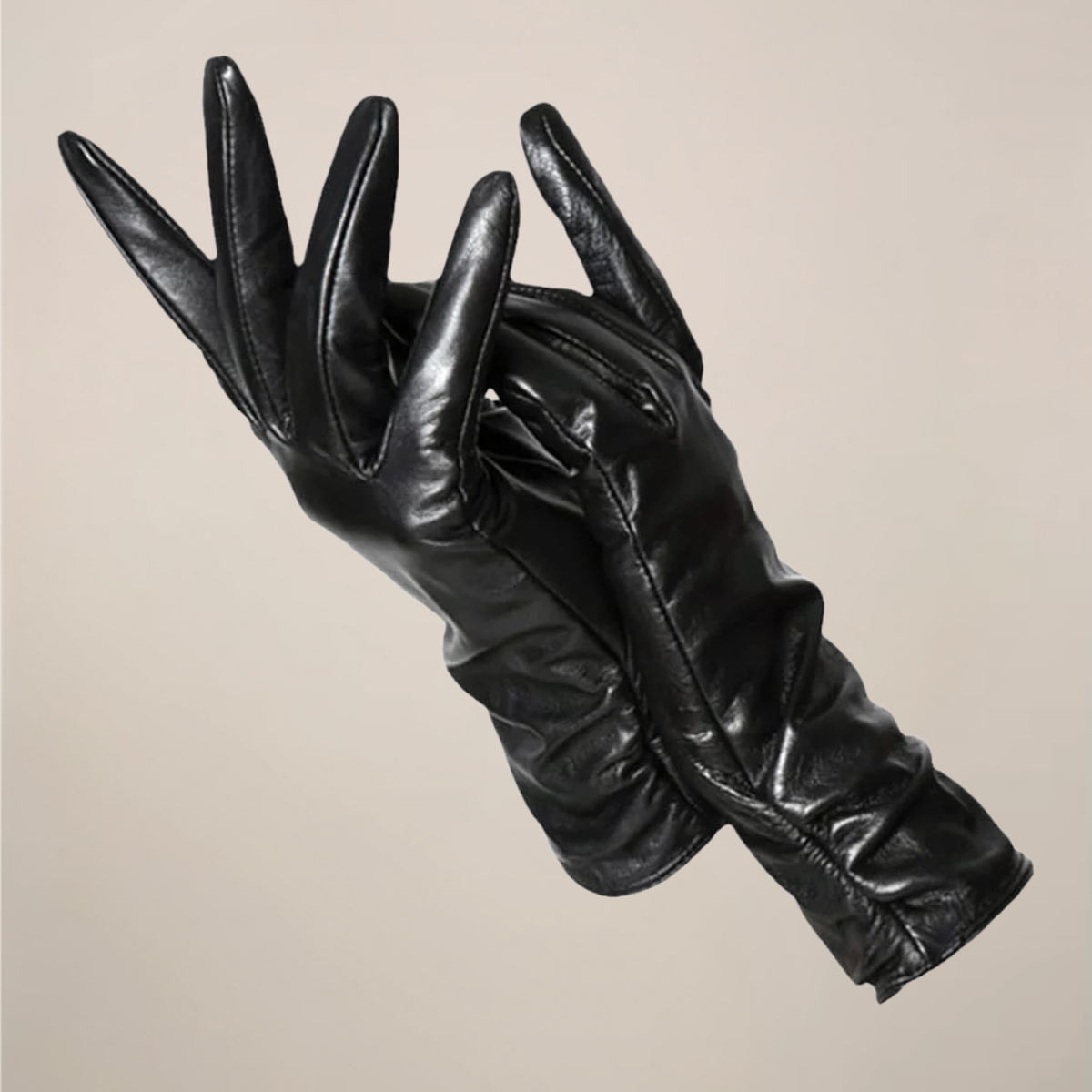 Vandeline | Gants Femme Classiques à Poignet Plissé Élégant | Style et Confort Chic