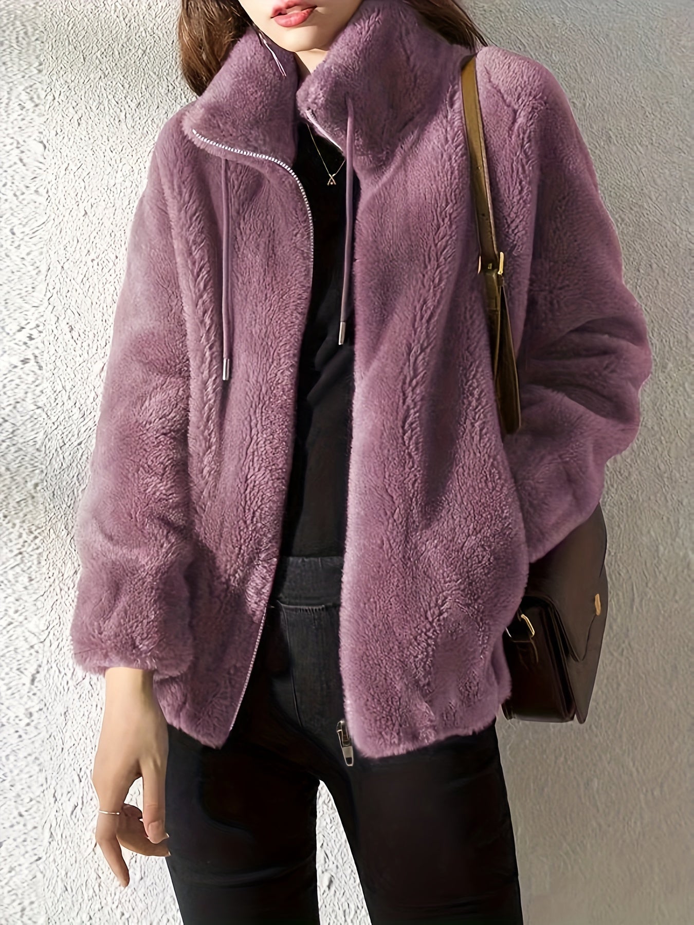 Veste Femme Douce en Façon Fourrure | Chaleur & Élégance Urbaine
