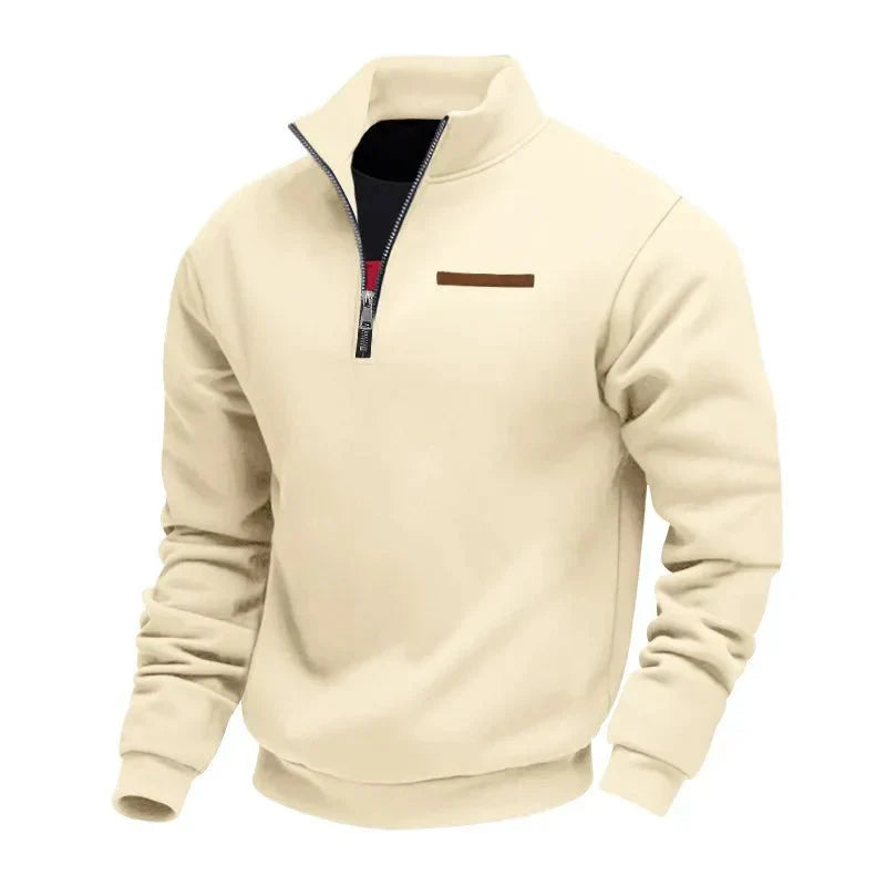 Sweat Sportif à Demi-Col Zippé Homme | Confort & Style Urbain