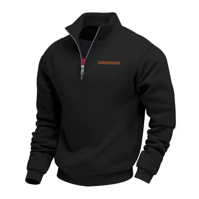 Sweat Sportif à Demi-Col Zippé Homme | Confort & Style Urbain