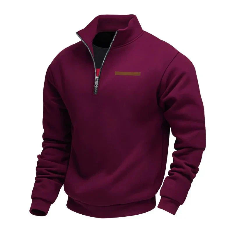 Sweat Sportif à Demi-Col Zippé Homme | Confort & Style Urbain