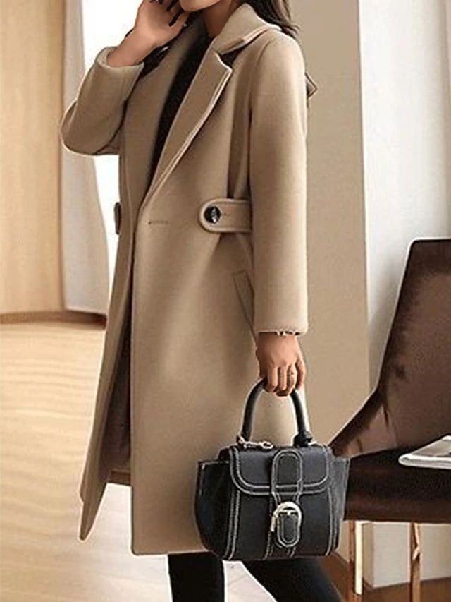 Manteau Classique en Laine Femme | Élégance et Chaleur pour l’Hiver