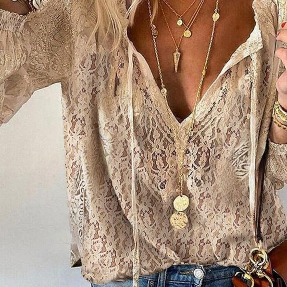 Blouse Bohème Décontractée – Confort Léger & Style Naturel