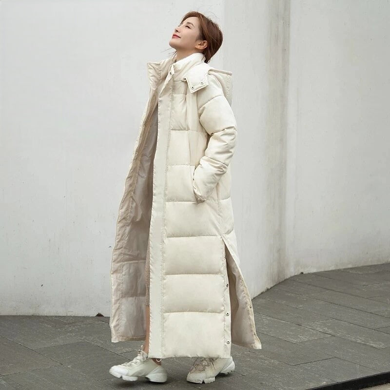 Manteau d’hiver matelassé pour femme avec capuche – Chaud, Élégant & Polyvalent