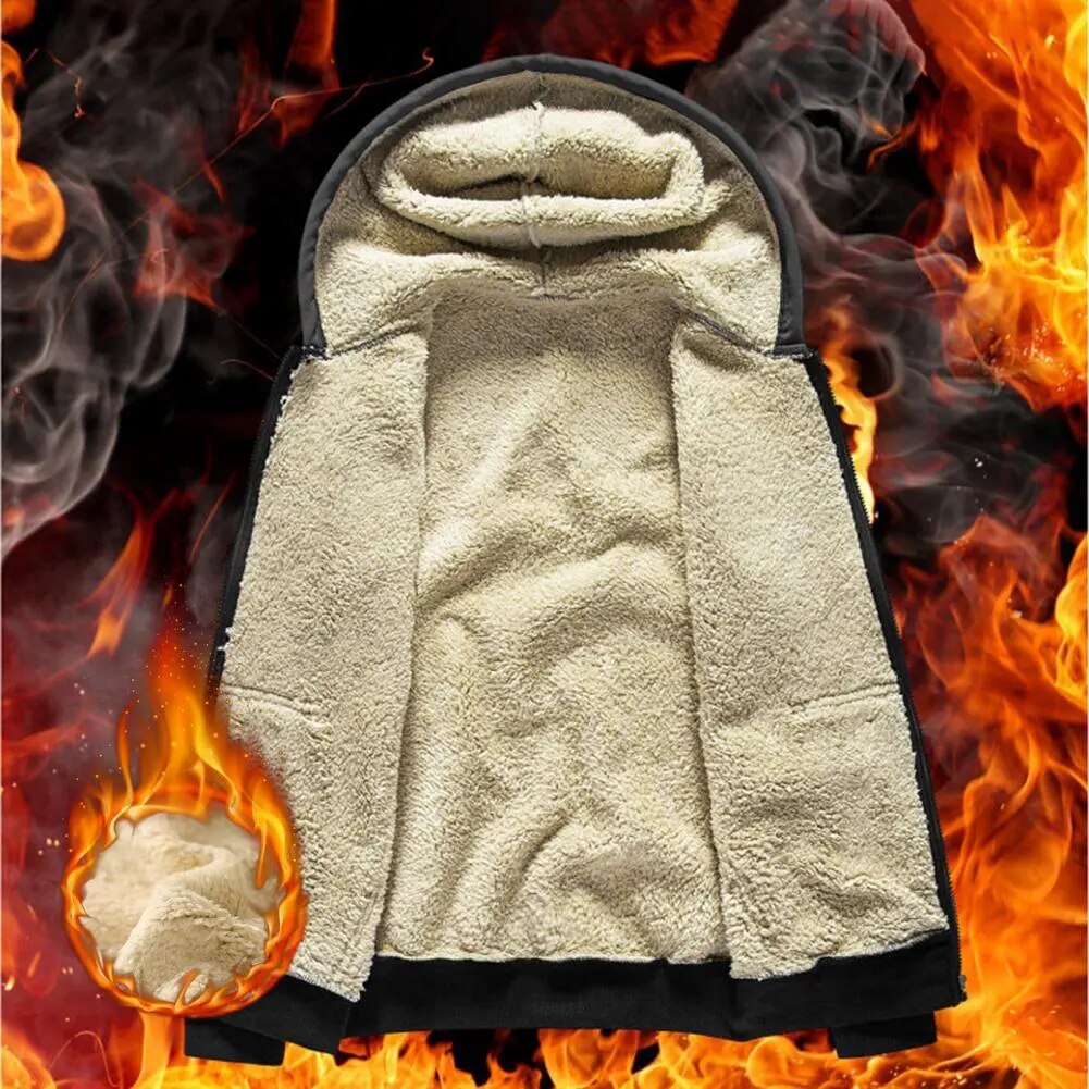 Veste Homme à Capuche | Doublure Teddy Ultra-Chaleureuse et Confortable