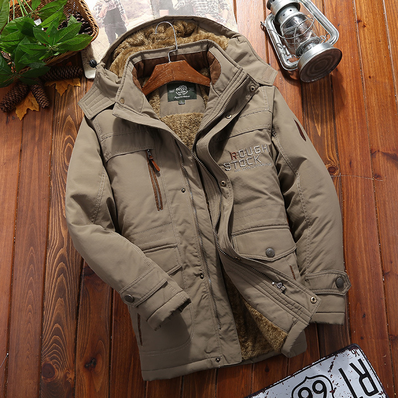 Kaelion | Parka Homme Hiver Moderne avec Capuche Ajustable, Doublure Polaire Chaude et Tissu Coupe-Vent Durable