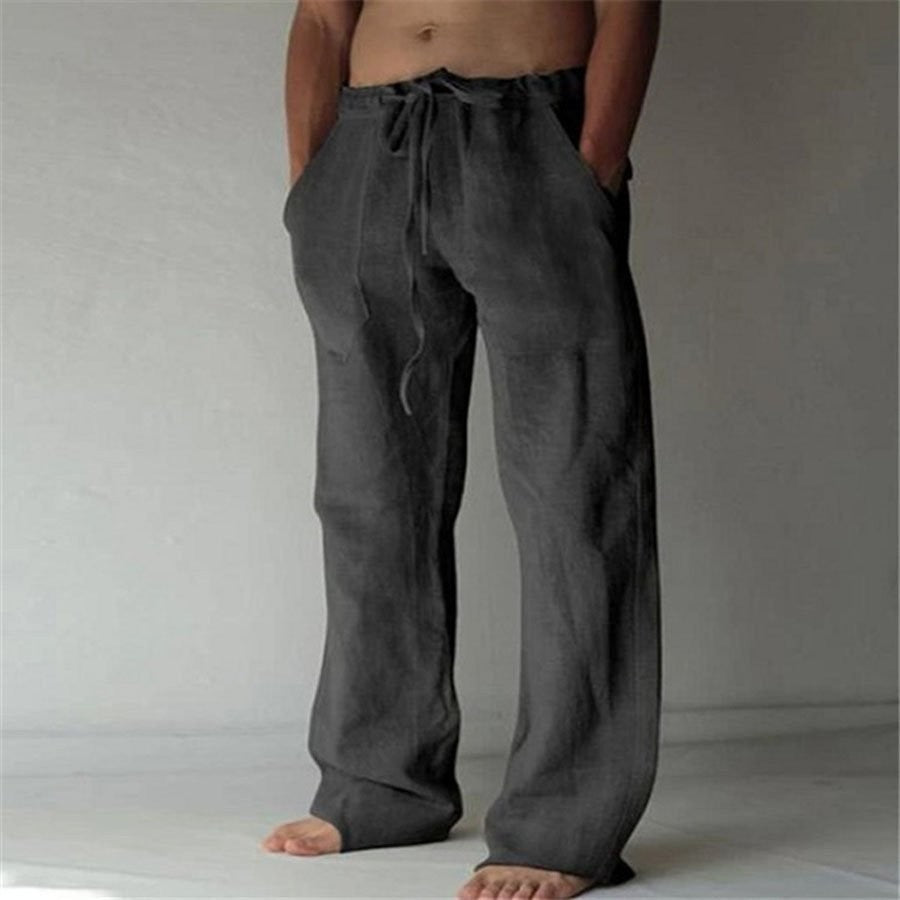 Pantalon en Lin Élégant – Confort Léger & Style Décontracté