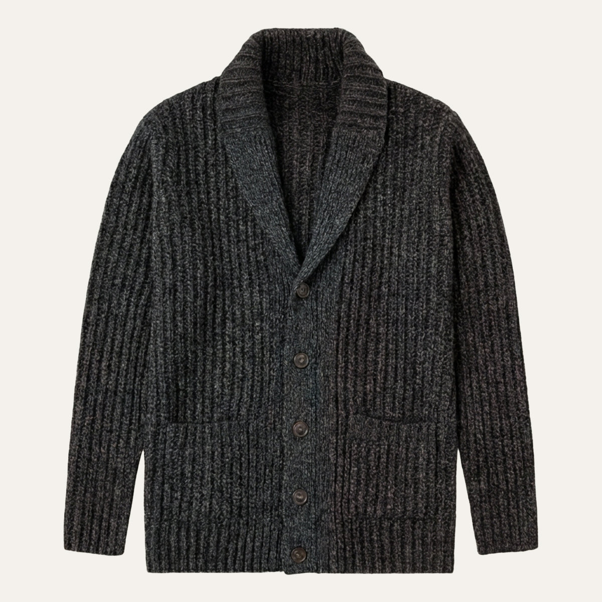 Cardigan Homme Structuré avec Revers – Style, Confort et Polyvalence