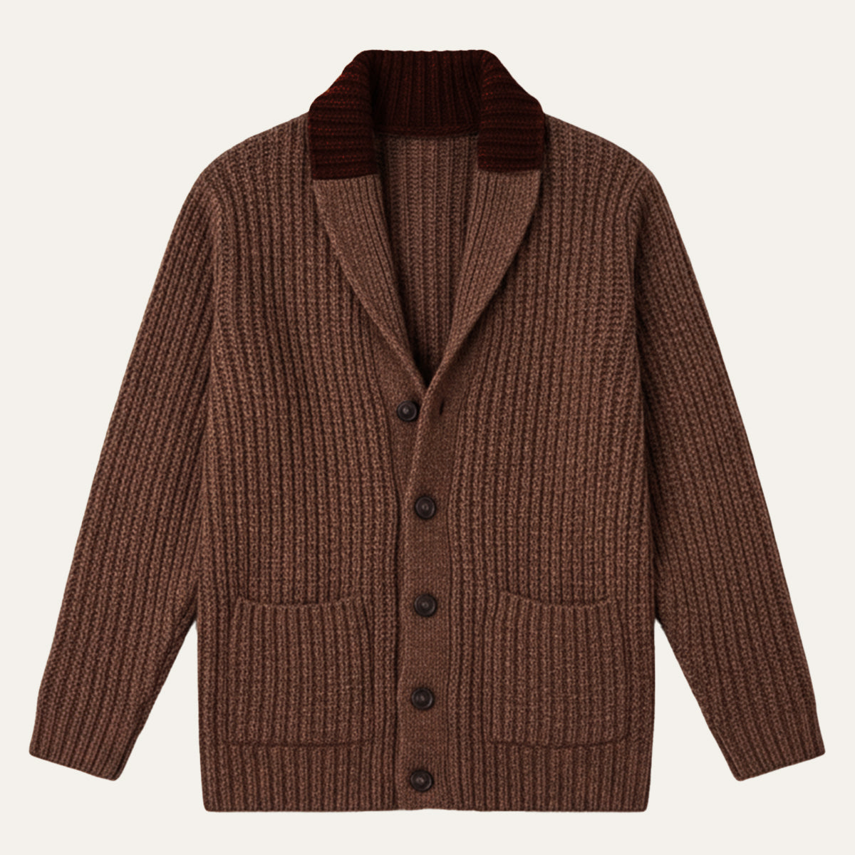 Cardigan Homme Structuré avec Revers – Style, Confort et Polyvalence