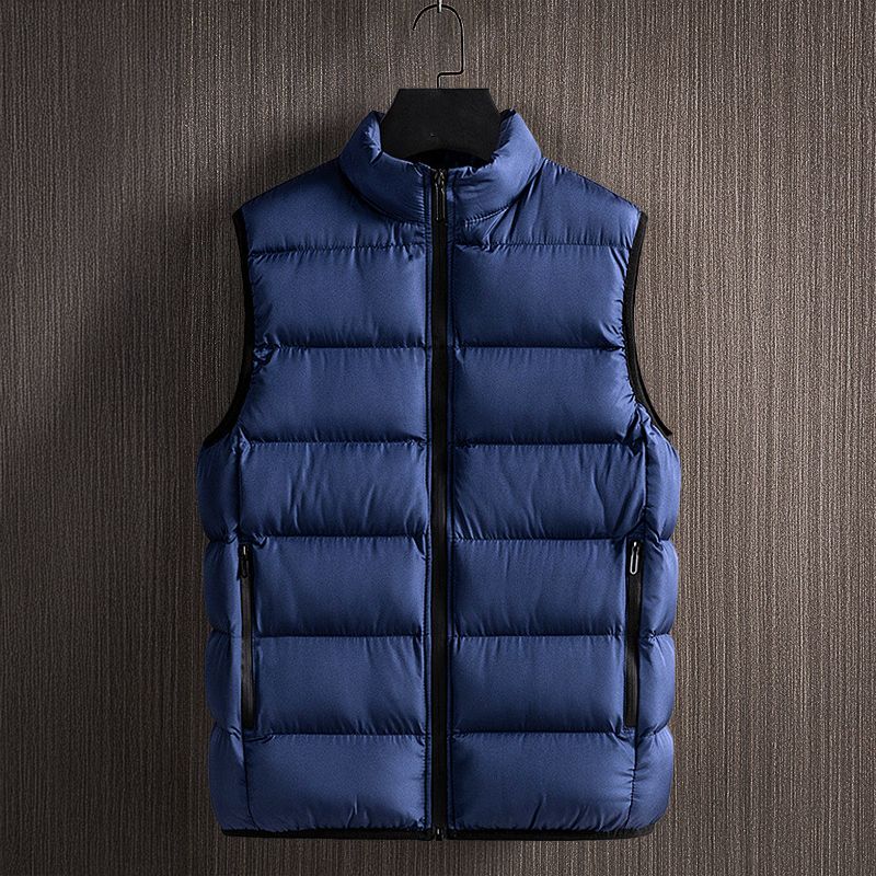 Derek | Gilet Matelassé Homme à Col Montant, Fermeture Zippée Complète et Rembourrage Chaud