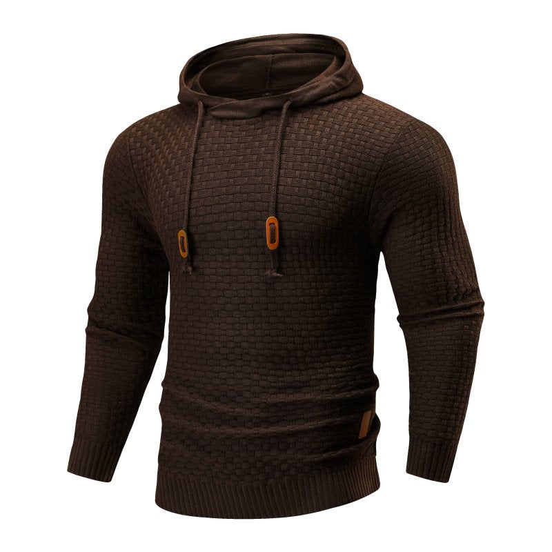 Sweat à Capuche Homme | Tricot Structuré | Style Urbain et Confort