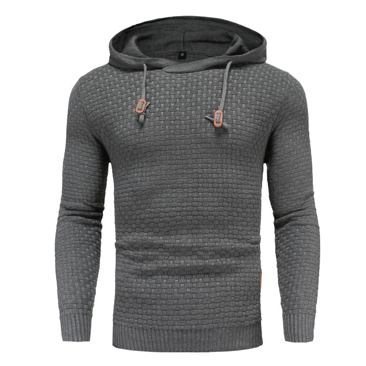 Sweat à Capuche Homme | Tricot Structuré | Style Urbain et Confort