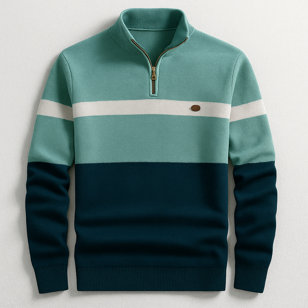 Pull Homme Demi-Zip | Confort Moderne et Style Hivernal
