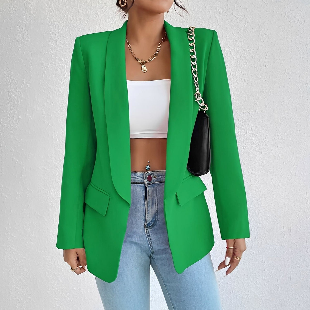 Blazer Femme Élégant – Silhouette Structurée et Style Intemporel