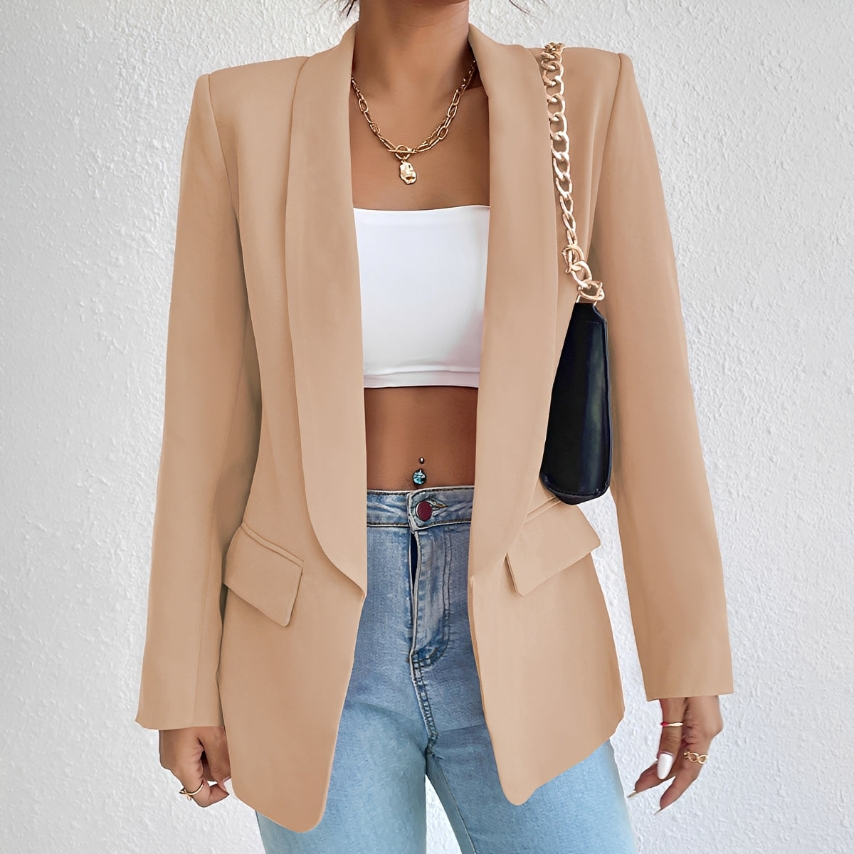 Blazer Femme Élégant – Silhouette Structurée et Style Intemporel