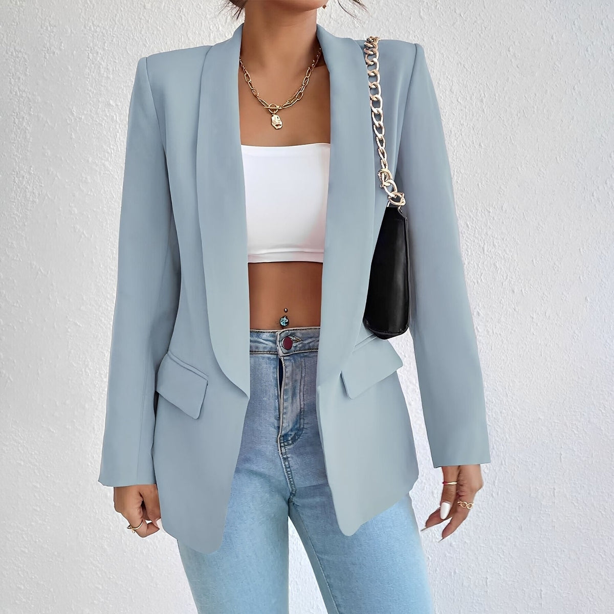 Blazer Femme Élégant – Silhouette Structurée et Style Intemporel
