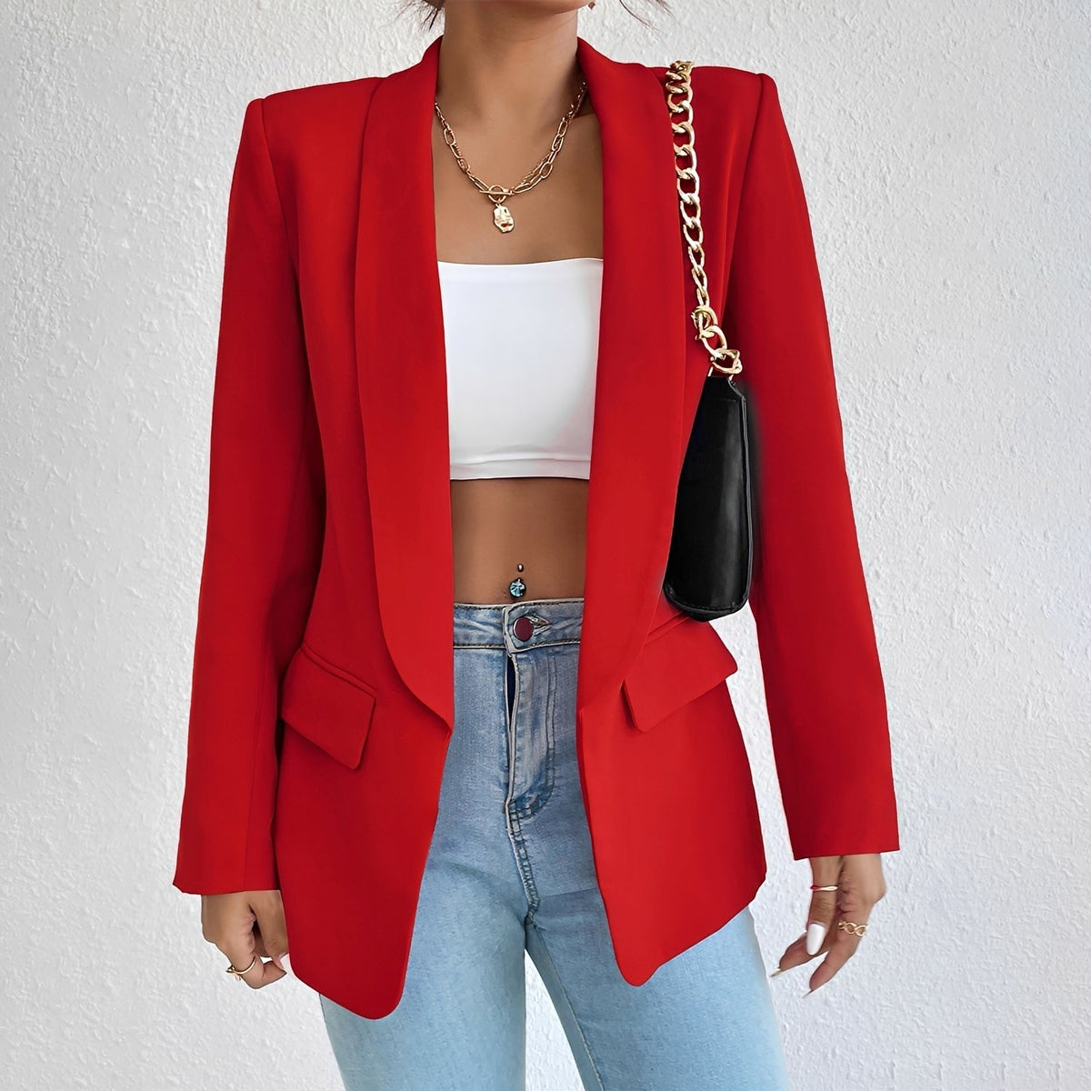 Blazer Femme Élégant – Silhouette Structurée et Style Intemporel